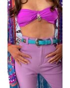 Ceinture grosse boucle Onati bleue