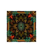 Grand foulard motifs ethniques Wakiza noir