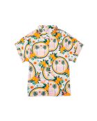 Chemise manches courtes imprimé Brendon jaune