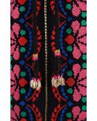 Blouse avec broderies Talara noire
