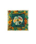 Grand foulard imprimé floral Peacelove vert