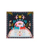 Mini foulard imprimé astral Moonchild noir