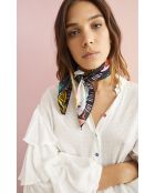 Mini foulard imprimé astral Moonchild noir