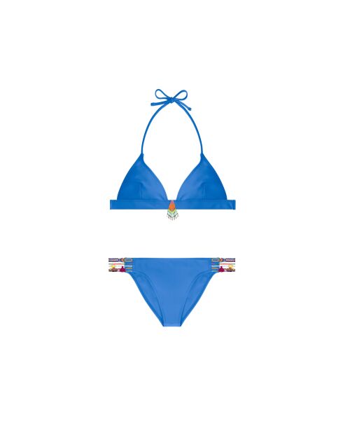 Maillot de bain deux pièces triangle Mybath bleu