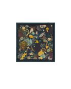 Mini foulard thème fonds marins Deepsea noir