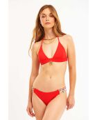 Maillot de bain deux pièces triangle Mybath rouge