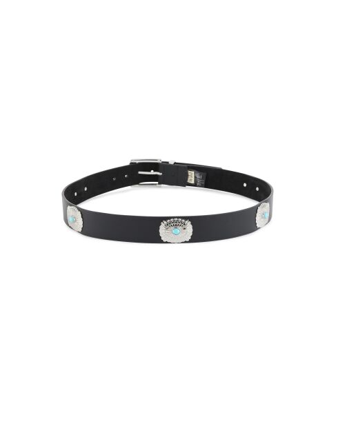 Ceinture en cuir inspiration navajo Kishi noire