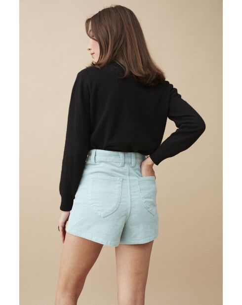 Short en velours côtelé Albert turquoise