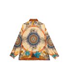 Chemise imprimé faune Bonaventure Zoulou beige