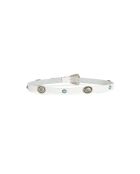 Ceinture grosse boucle Onati blanche
