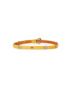 Ceinture grosse boucle Onati jaune