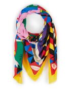 Grand foulard univers pop Samburu multicolore