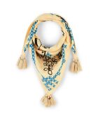 Foulard brodé Nayarit beige