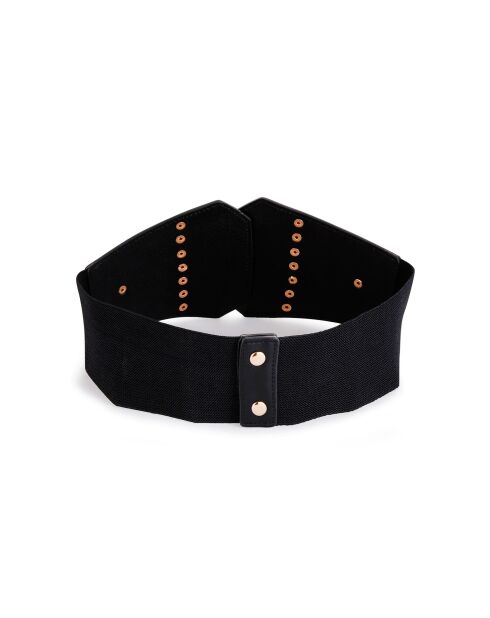 Ceinture effet corset Amara noire