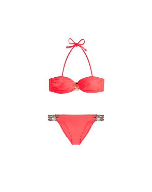 Maillot de bain deux pièces bandeau Myswim rose