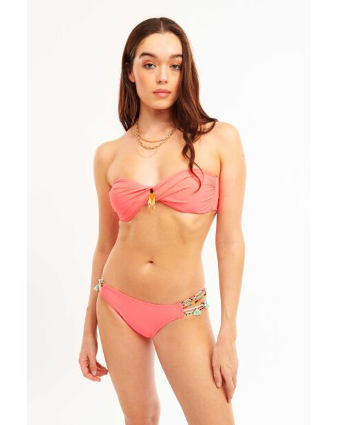 Maillot de bain deux pièces bandeau Myswim rose