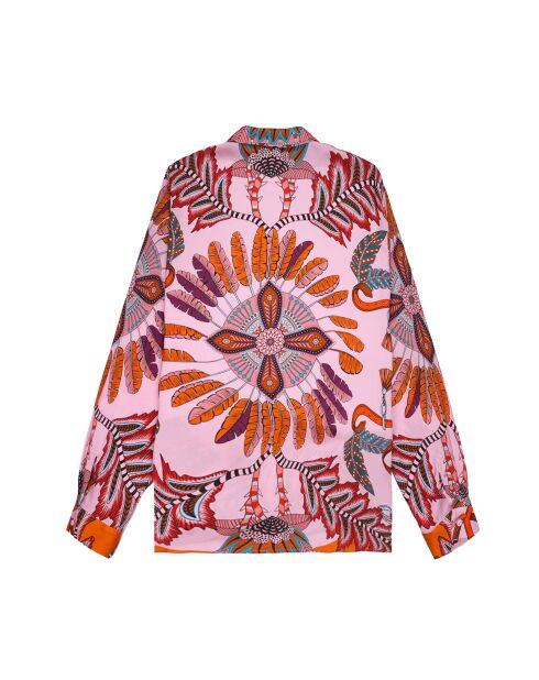 Chemise imprimé univers equestre Bonaventure Pony Pony rose