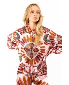Chemise imprimé univers equestre Bonaventure Pony Pony rose