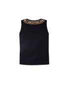 Débardeur avec encolure sequins Alix noir