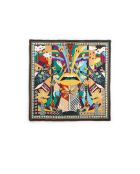 Grand foulard Acid noir