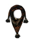 Foulard brodé Nayarit noir