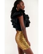 Jupe sequins Iwa dorée