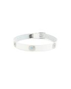 Ceinture en cuir inspiration navajo Kishi blanche