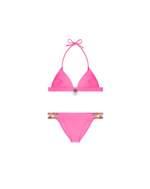 Maillot de bain deux pièces triangle Mybath rose