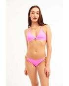 Maillot de bain deux pièces triangle Mybath rose