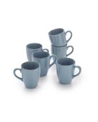 Set de 6 tasses bleues - 12x8.5x10.5 cm
