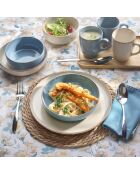Set de 6 tasses bleues - 12x8.5x10.5 cm