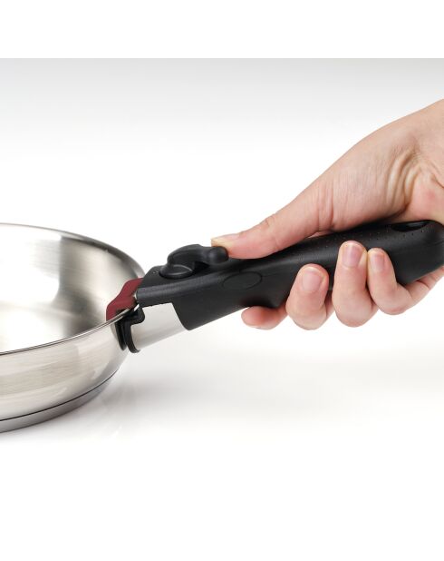 Poêle Amo acier inoxydable argenté -D. 24cm