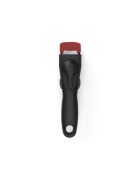 Poignée amovible pour poêles et casseroles en acier inoxydable noir/rouge - 18.5x5x5 cm