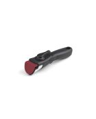 Poignée amovible pour poêles et casseroles en acier inoxydable noir/rouge - 18.5x5x5 cm