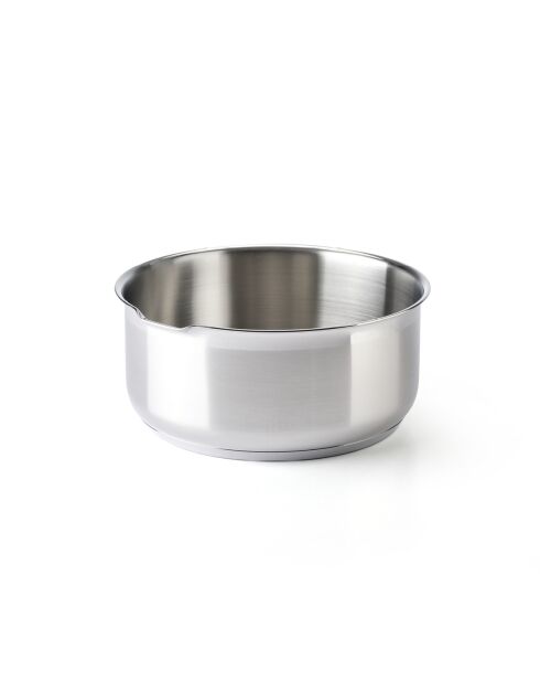 Batterie de cuisine Amo 4 pièces en acier inoxydable : 3 casseroles