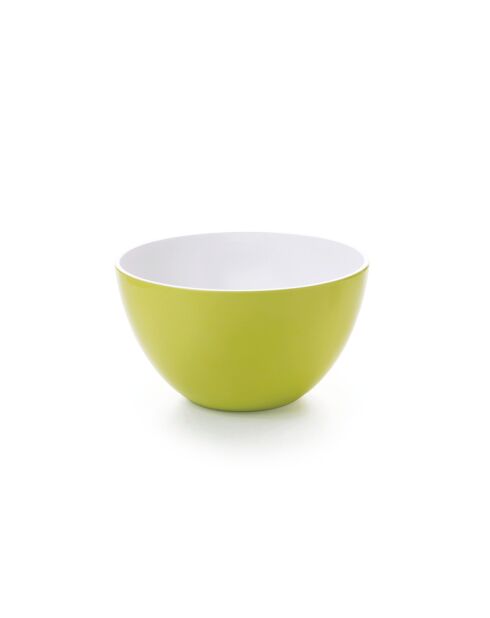Saladier citron vert/blanc - 24x12.5 cm