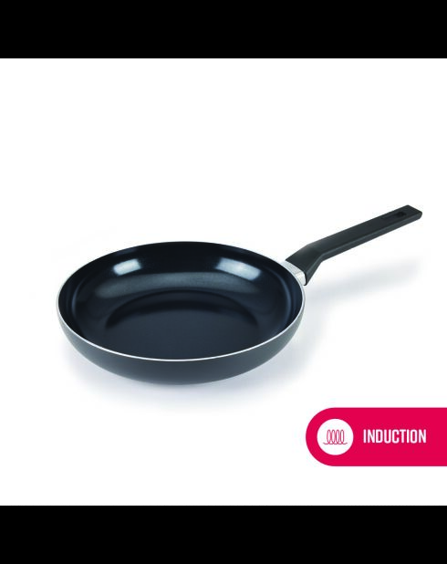 Set de 3 poêles Carbone Pro ultra résistant et anti-adhésif aluminium noir