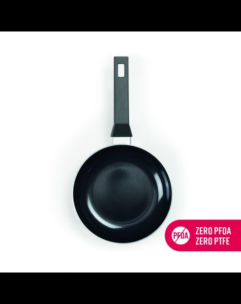 Set de 3 poêles Carbone Pro ultra résistant et anti-adhésif aluminium noir
