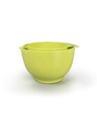 Set de 2 bols à mélanger citron vert/blanc - 18 / 24 cm