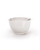 Set de 2 bols à mélanger blanc/blanc - 18 / 24cm