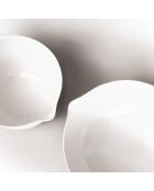 Set de 2 bols à mélanger blanc/blanc - 18 / 24cm