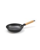 Poêle en fonte structure nid d'abeille noire - 20 cm