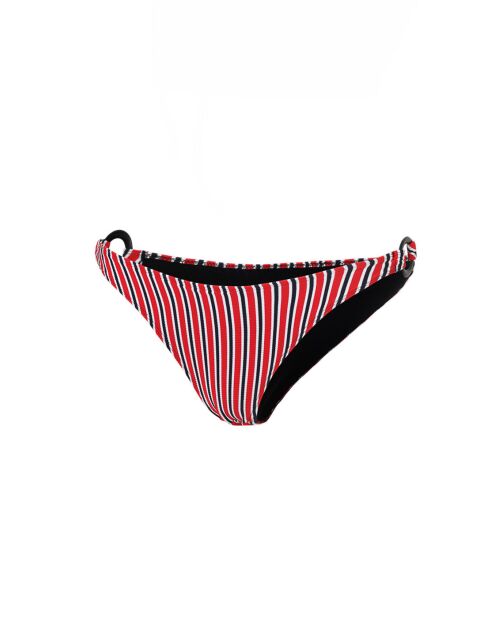 Bas de maillot Serena rouge rayé