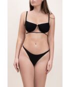 Bas de maillot Tanga noir
