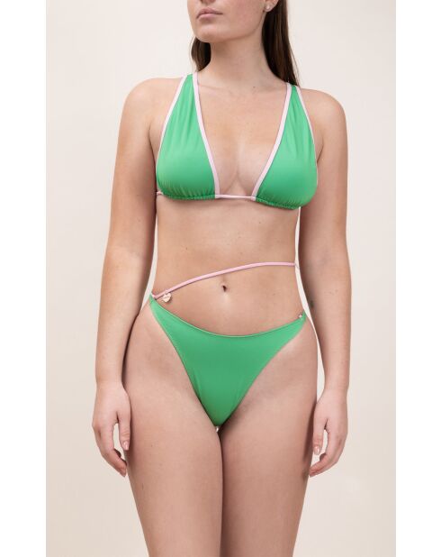 Bas de maillot Tiana matcha/blush