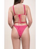Bas de maillot Bari fuchsia lurex