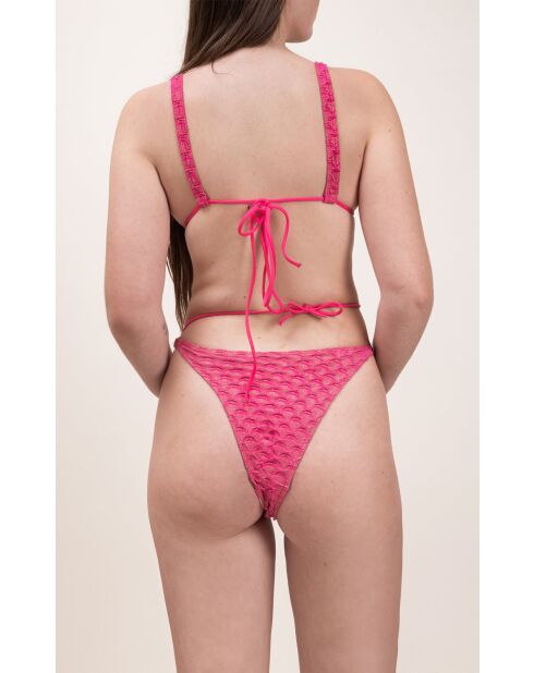 Bas de maillot Bari fuchsia lurex