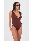 Maillot une-pièce Malibu marron