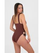 Maillot une-pièce Malibu marron