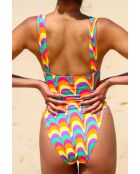 Maillot une-pièce Saltwhistle orange
